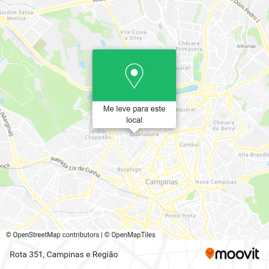 Rota 351 mapa