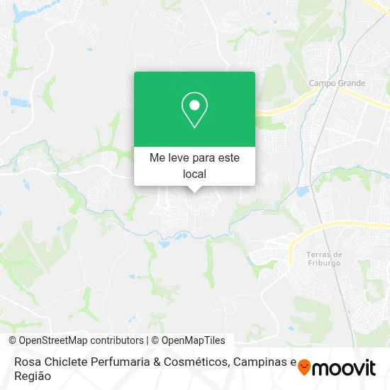 Rosa Chiclete Perfumaria & Cosméticos mapa