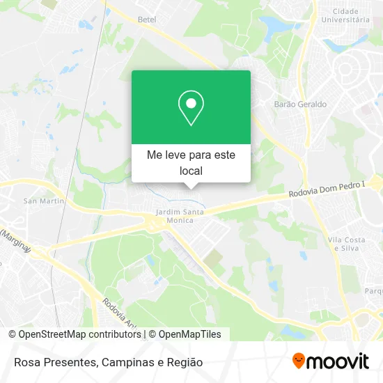 Rosa Presentes mapa