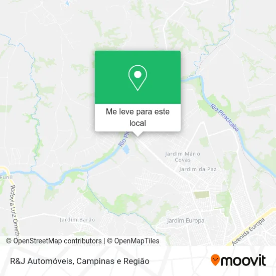 R&J Automóveis mapa