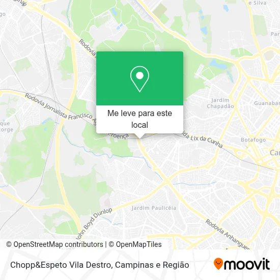 Chopp&Espeto Vila Destro mapa