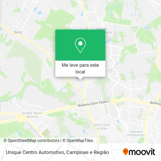 Unique Centro Automotivo mapa