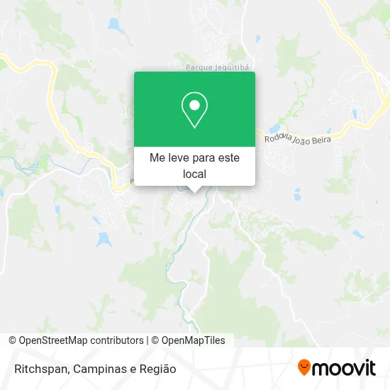 Ritchspan mapa