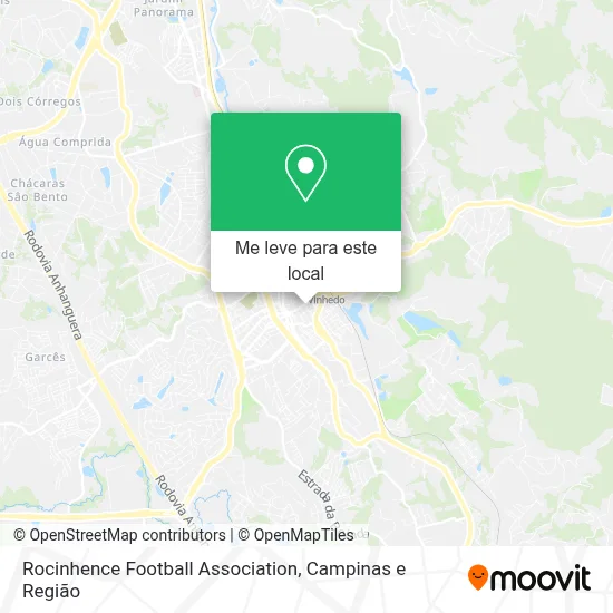 Rocinhence Football Association mapa