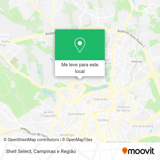 Shell Select mapa