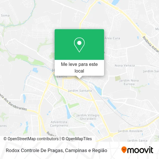 Rodox Controle De Pragas mapa