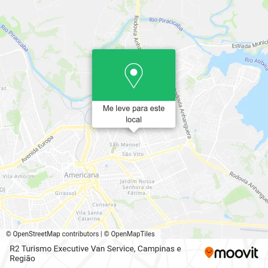 R2 Turismo Executive Van Service mapa