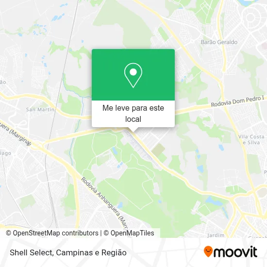 Shell Select mapa