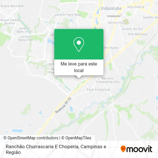 Ranchão Churrascaria E Choperia mapa
