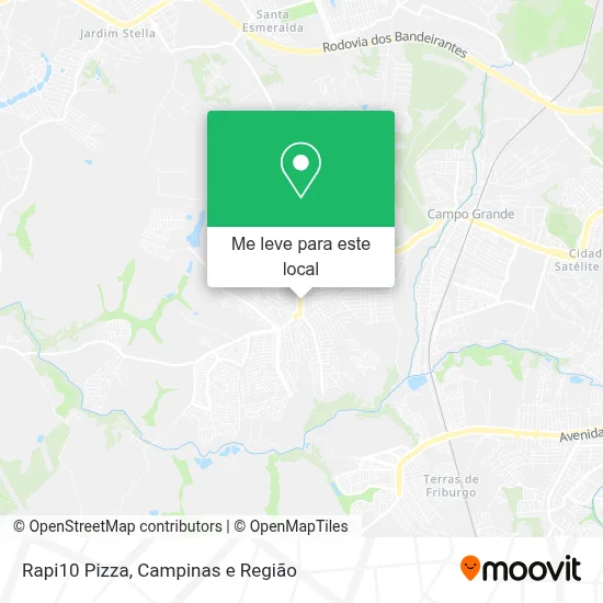 Rapi10 Pizza mapa
