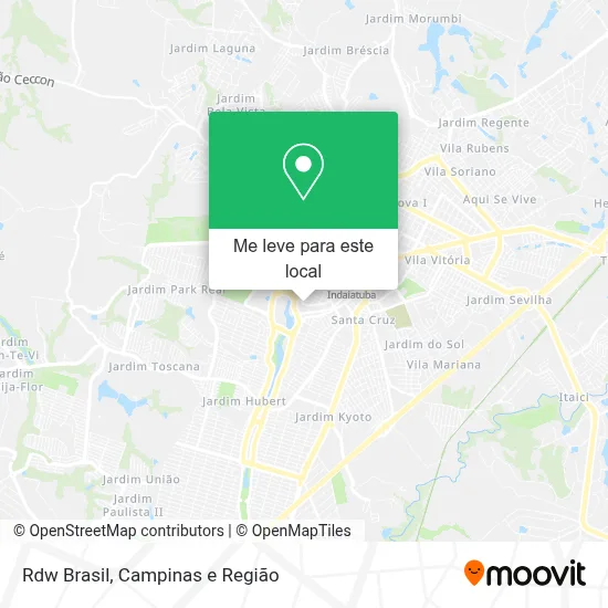 Rdw Brasil mapa