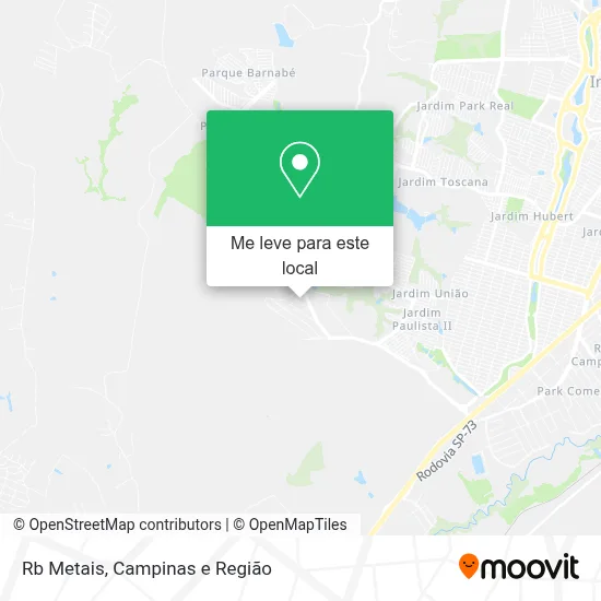 Rb Metais mapa