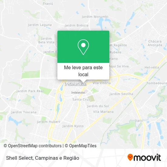 Shell Select mapa