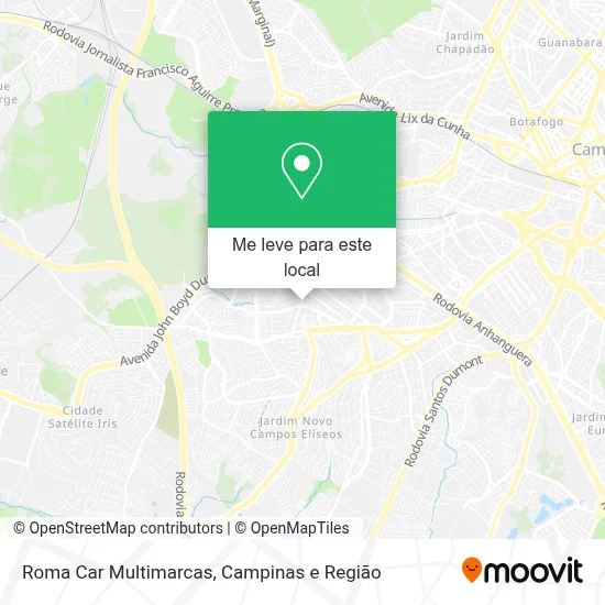 Roma Car Multimarcas mapa