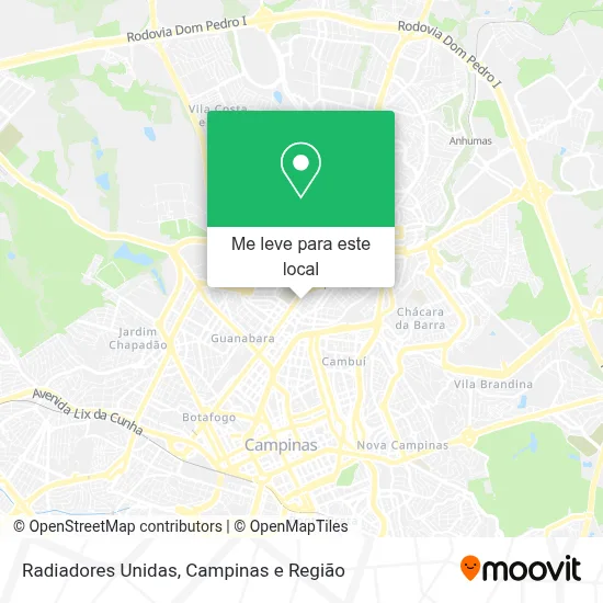 Radiadores Unidas mapa