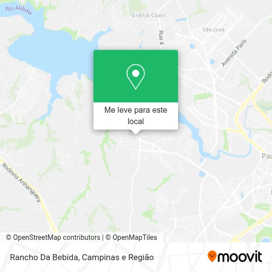 Rancho Da Bebida mapa