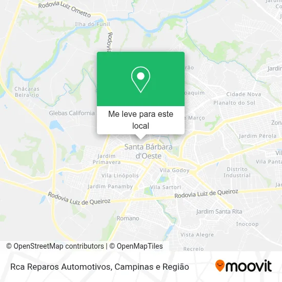 Rca Reparos Automotivos mapa