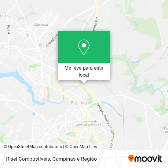 Risel Combustíveis mapa