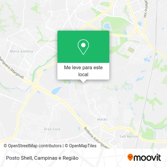 Posto Shell mapa