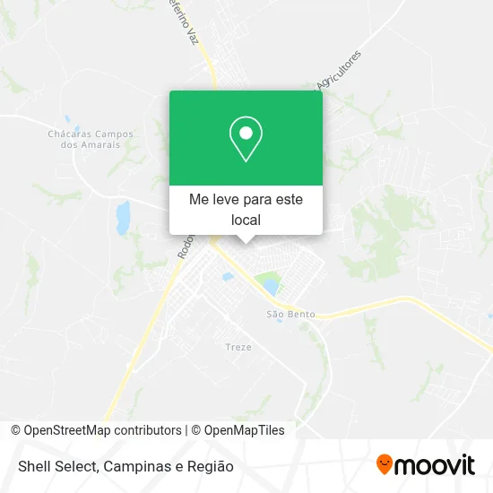 Shell Select mapa