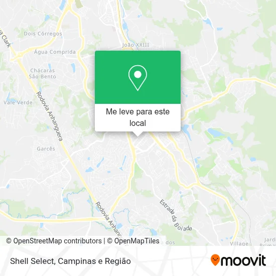 Shell Select mapa