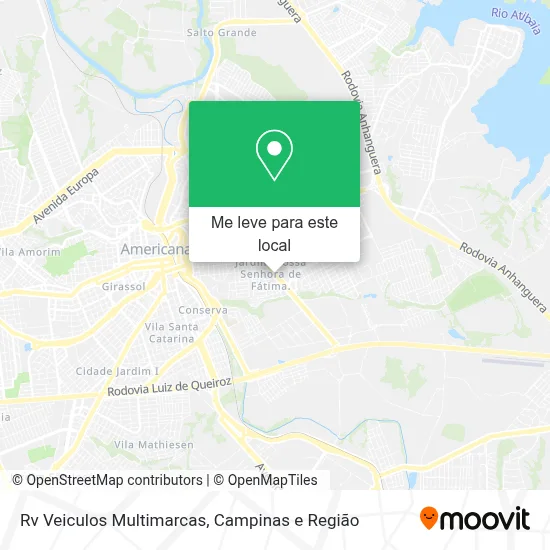Rv Veiculos Multimarcas mapa