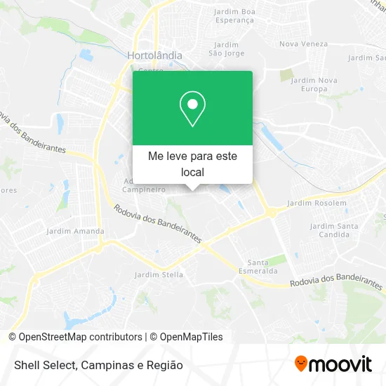 Shell Select mapa