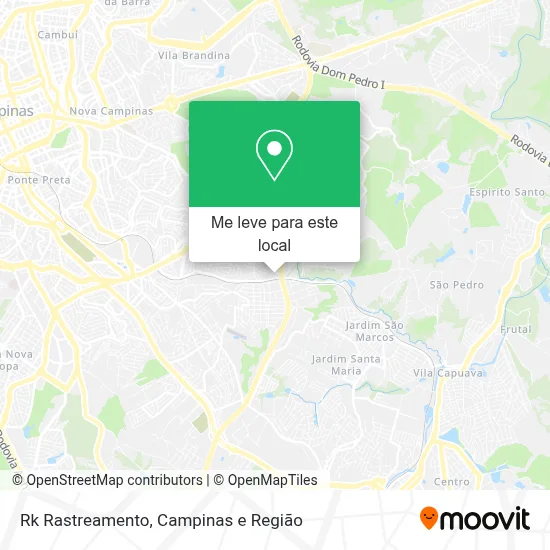 Rk Rastreamento mapa