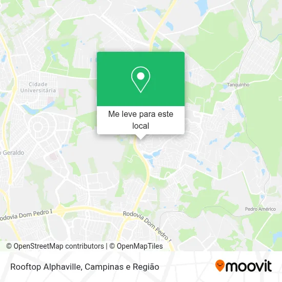 Rooftop Alphaville mapa