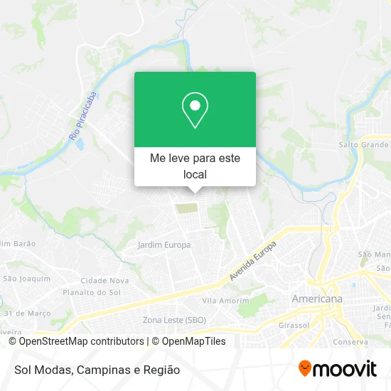 Sol Modas mapa