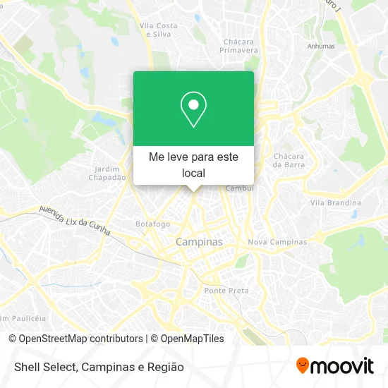 Shell Select mapa