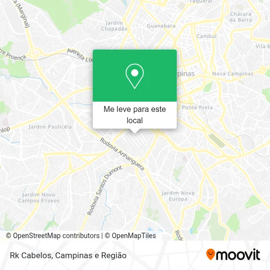 Rk Cabelos mapa