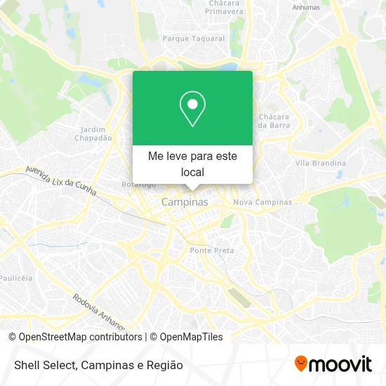 Shell Select mapa