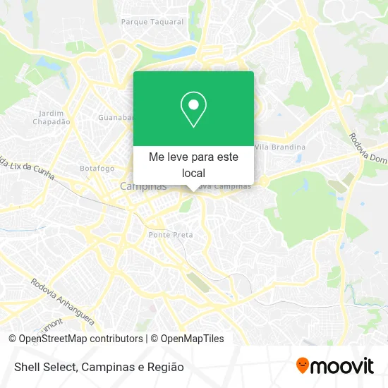 Shell Select mapa