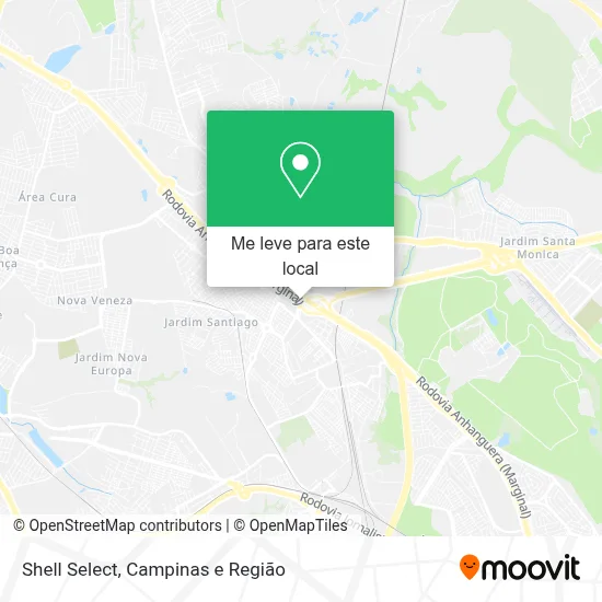 Shell Select mapa