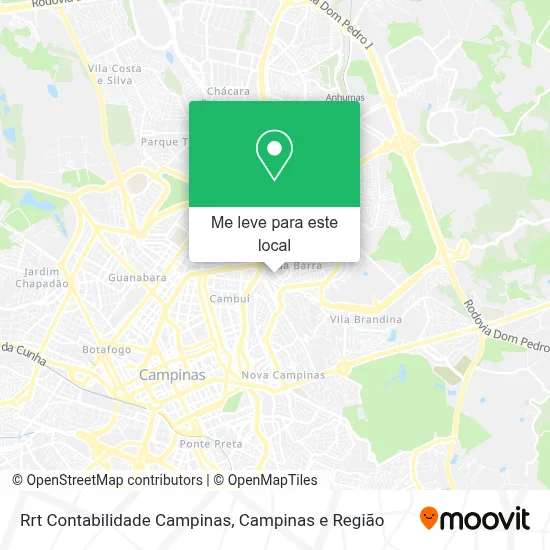 Rrt Contabilidade Campinas mapa