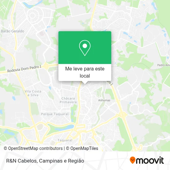 R&N Cabelos mapa