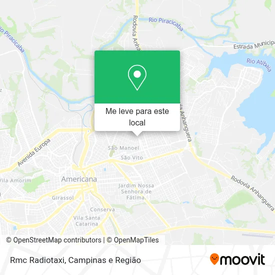 Rmc Radiotaxi mapa