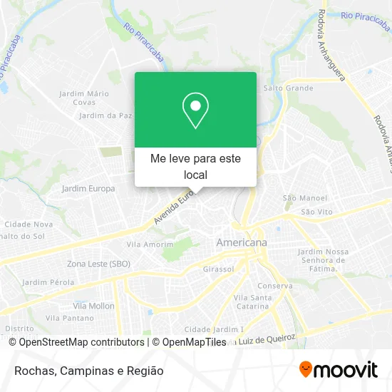 Rochas mapa