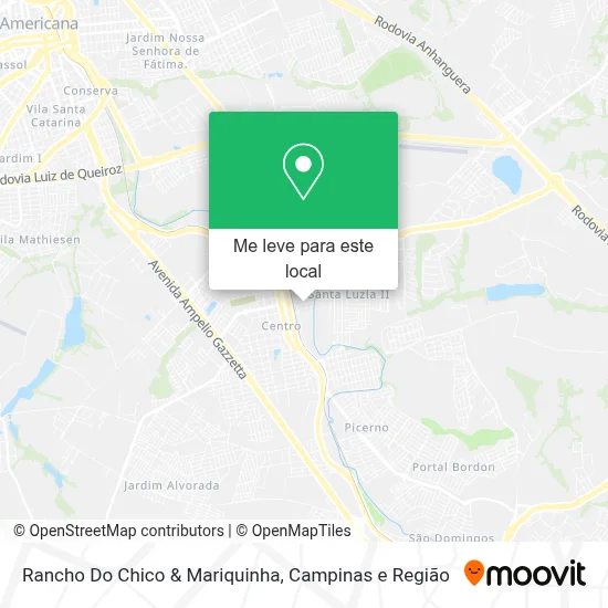 Rancho Do Chico & Mariquinha mapa