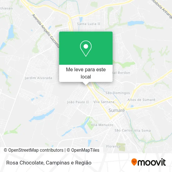 Rosa Chocolate mapa