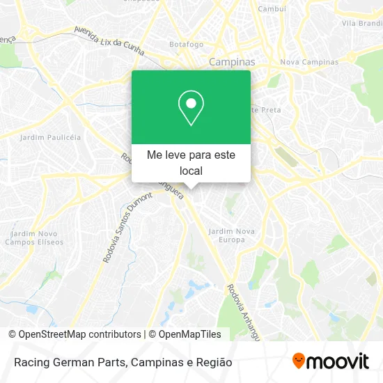 Racing German Parts mapa