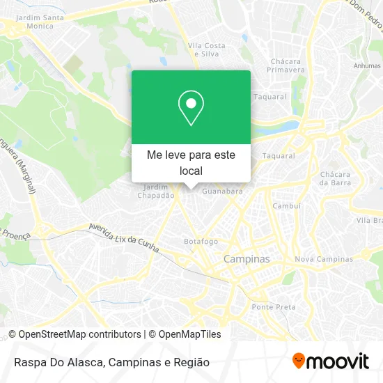 Raspa Do Alasca mapa