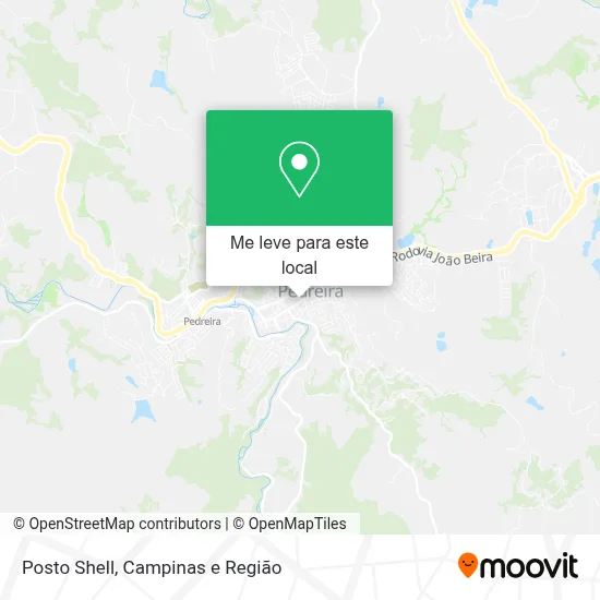 Posto Shell mapa