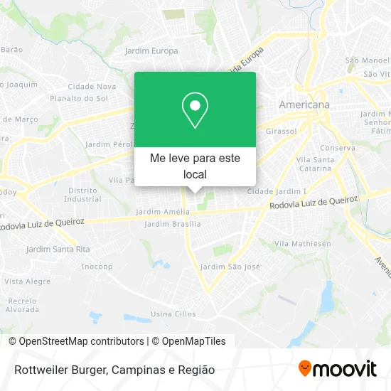 Rottweiler Burger mapa