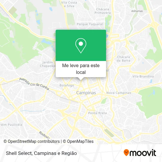 Shell Select mapa