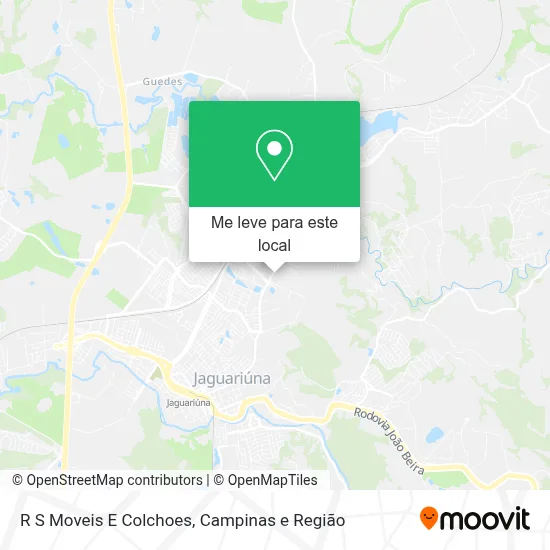 R S Moveis E Colchoes mapa