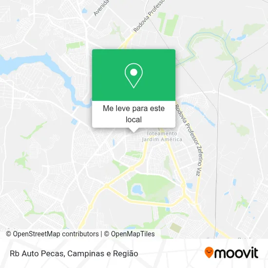 Rb Auto Pecas mapa