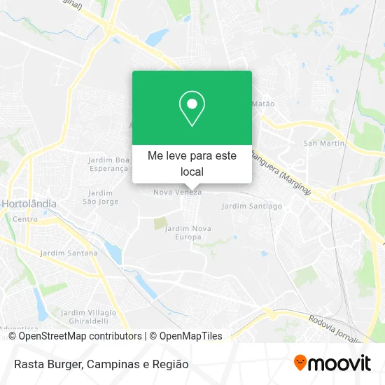 Rasta Burger mapa