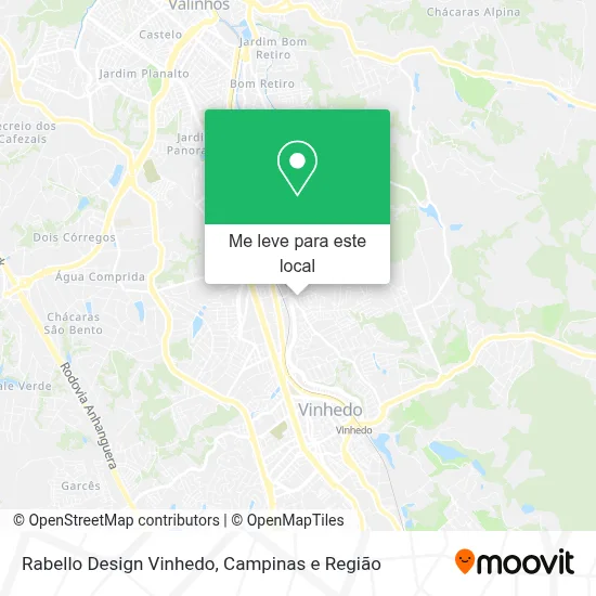 Rabello Design Vinhedo mapa